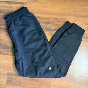 Werk Black Jogger Sweatpants Medium Athleisure Lounge Pants